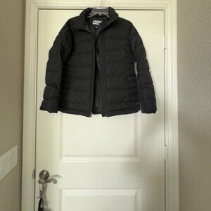 EUC Women's Lands' End Black Puffer Jacket - PS